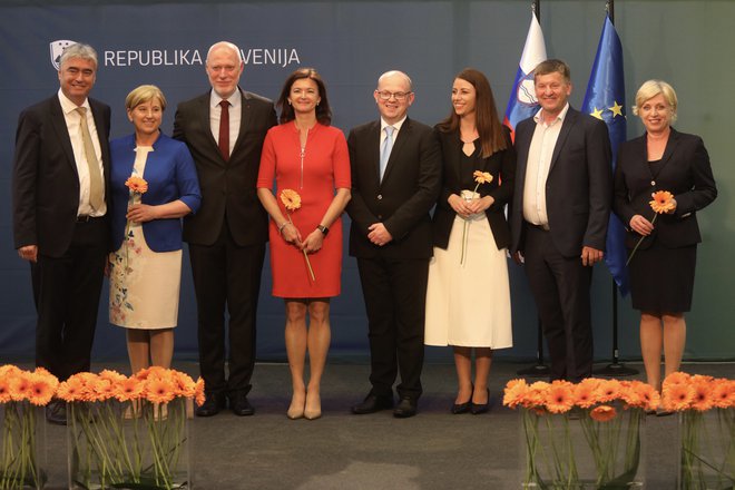 Slovenski evroposlanci. FOTO: Voranc Vogel/Delo