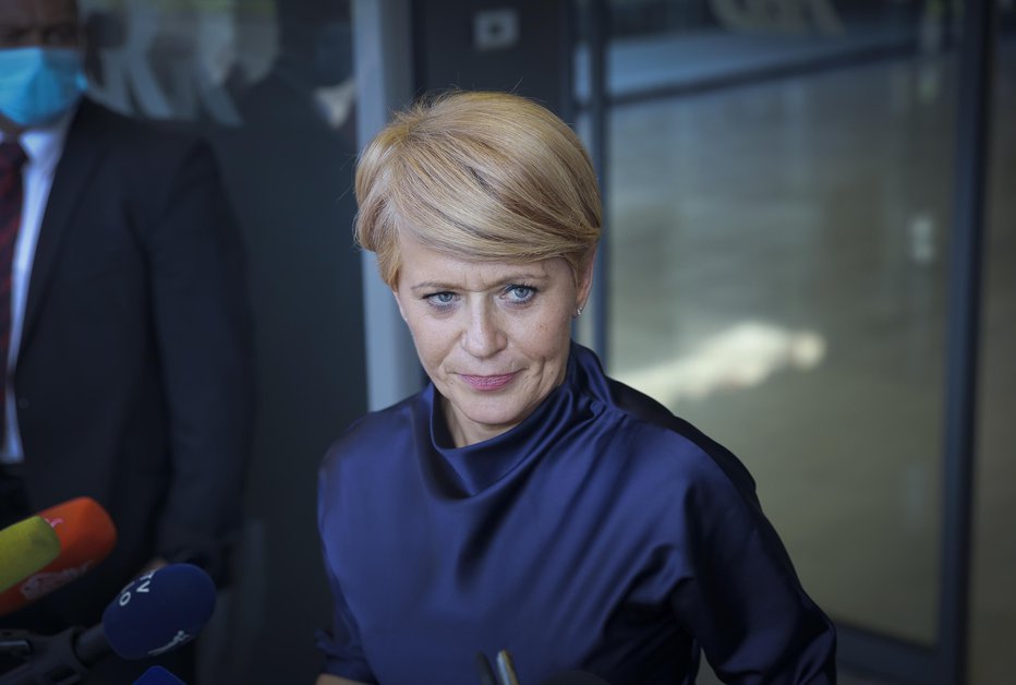 Fotografija: Aleksandra Pivec je v tem mesecu že odstopila kot predsednica stranke Desus. FOTO: Jože Suhadolnik/Delo