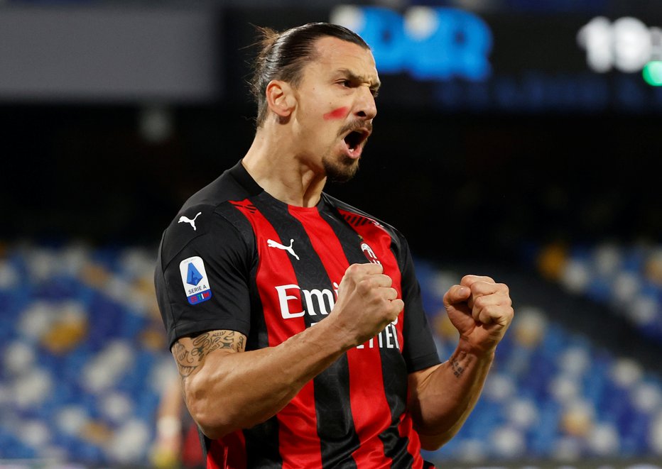 Fotografija: Na stadionu San Siro bodo vse oči uprte v Zlatana Ibrahimovića. FOTO: Ciro De Luca/Reuters