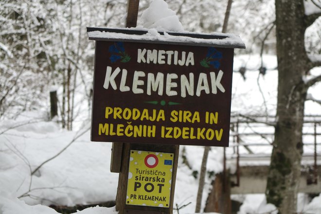 Kmetija Klemenak je del turistične sirarske poti.