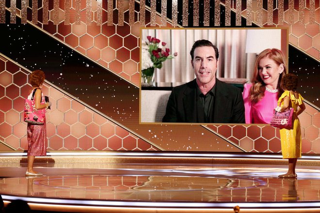 Sacha Baron Cohen in Isla Fisher. FOTO: NBC Handout Via Reuters