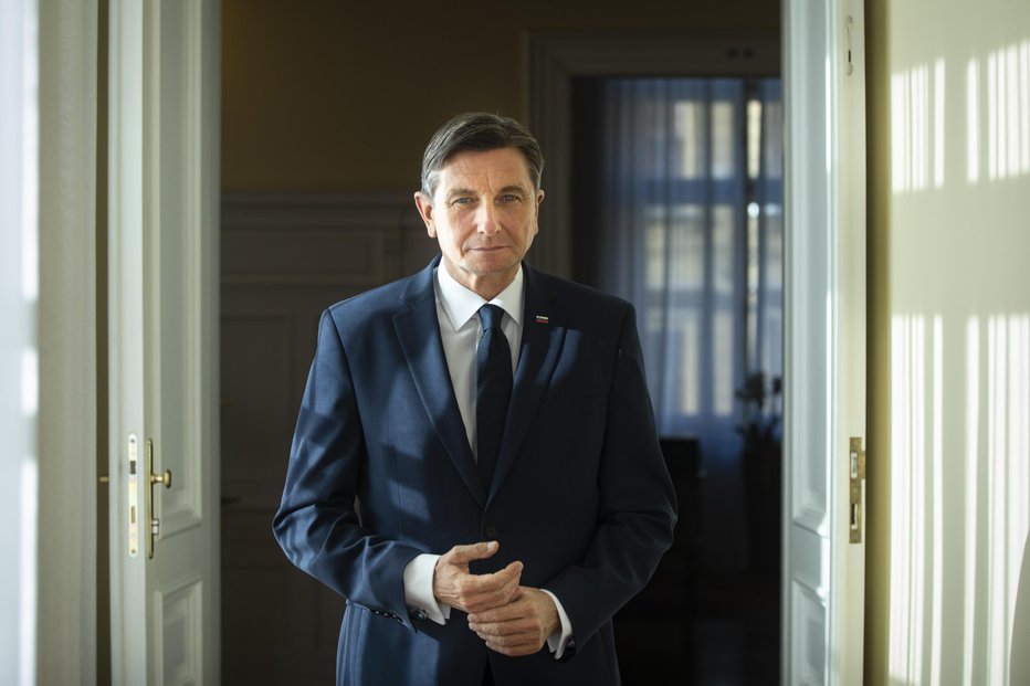 Fotografija: Borut Pahor. FOTO: Voranc Vogel, Delo