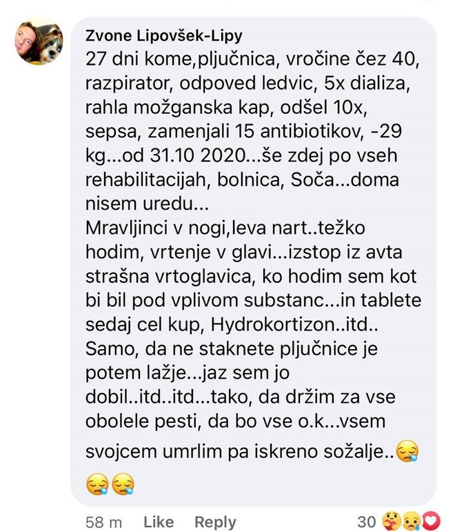 Zvone Lipovšek. FOTO: posnetek zaslona