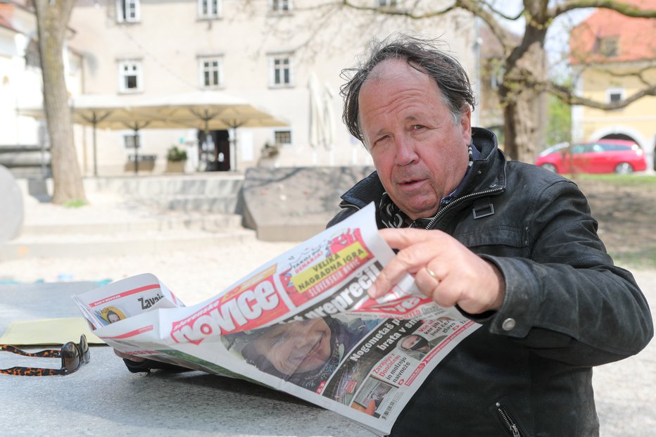 Fotografija: Peter Lovšin pravi: vse se izravna v Slovenskih novicah. Foto: Marko Feist, Slovenske novice