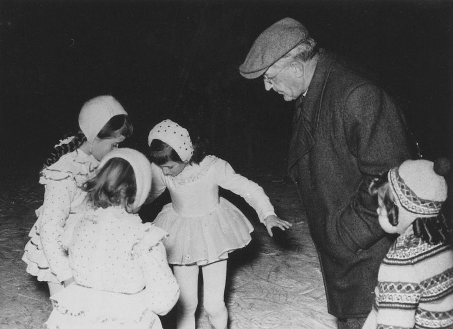 Fotografija: Do zadnjega je užival kot trener drsalnih upov. foto: osebni arhiv Tjaše Andree Prosenc