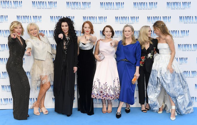 S filmom Mamma Mia! Spet se začenja se je leta 2018 vrnila pred filmske kamere. FOTO: Stuart C. Wilson/Getty Images