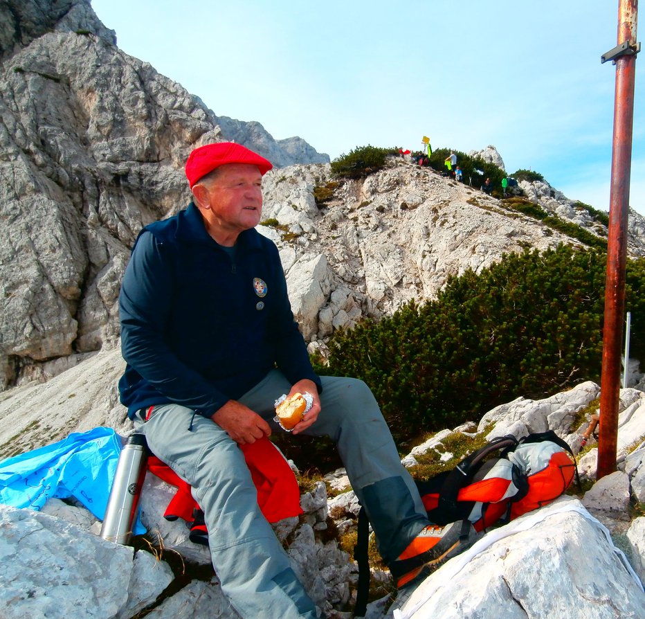 Fotografija: Danilo na Okrešlju FOTO: Osebni arhiv D. Š.