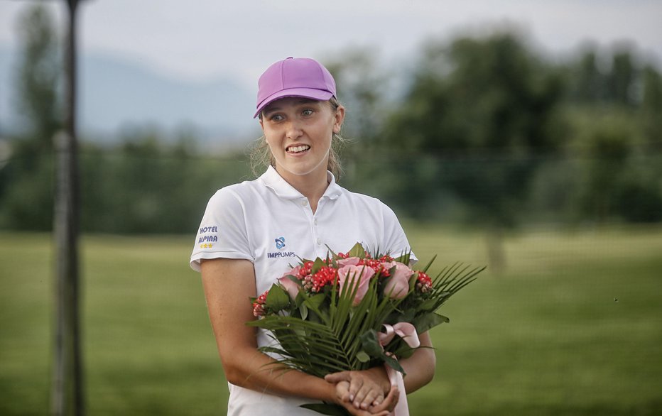 Fotografija: Sprejem za Pio Babnik na golf igriču Trnovo. FOTO: Blaž Samec, Delo