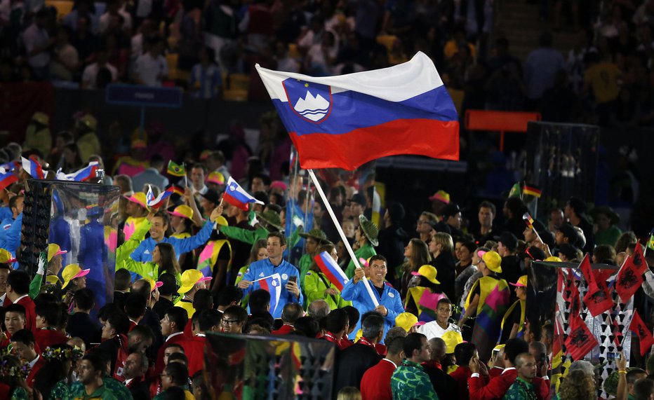 Fotografija: Otvoritvena slovesnost in uradni začetek olimpijskih iger v Riu De Janeiru. FOTO: Matej Družnik