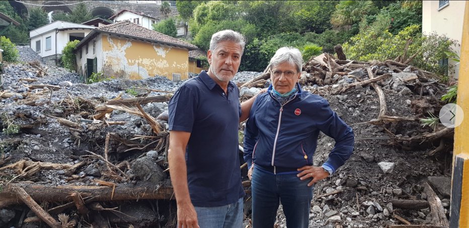 Fotografija: Na najbolj prizadetem območju se je srečal z županom. FOTO: osebni arhiv