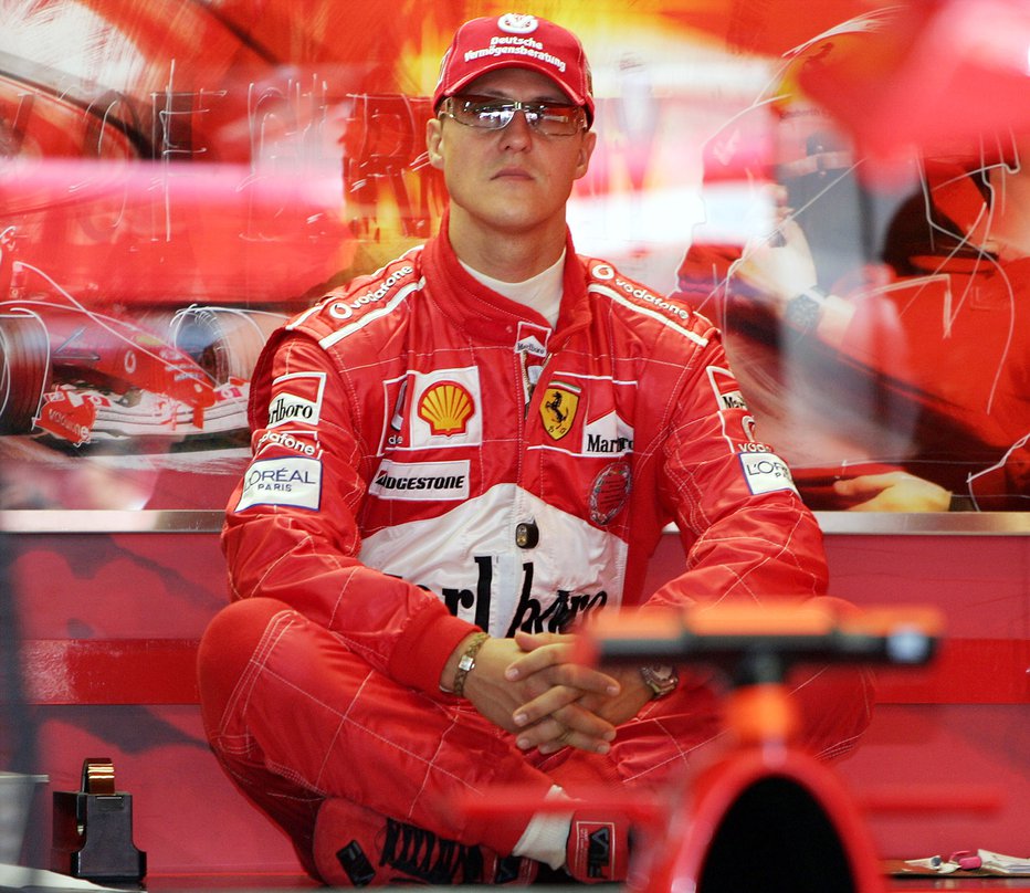 Fotografija: Michael Schumacher leta 2004. FOTO: Kai Pfaffenbach, Reuters Pictures