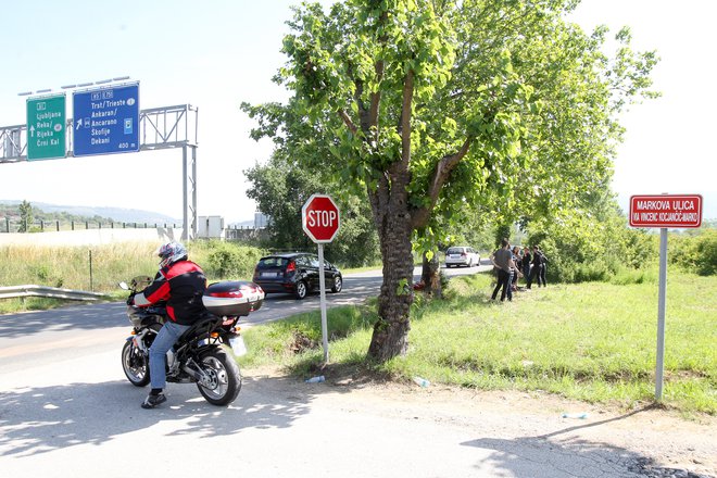 Nevarni odsek Foto: Marko Feist