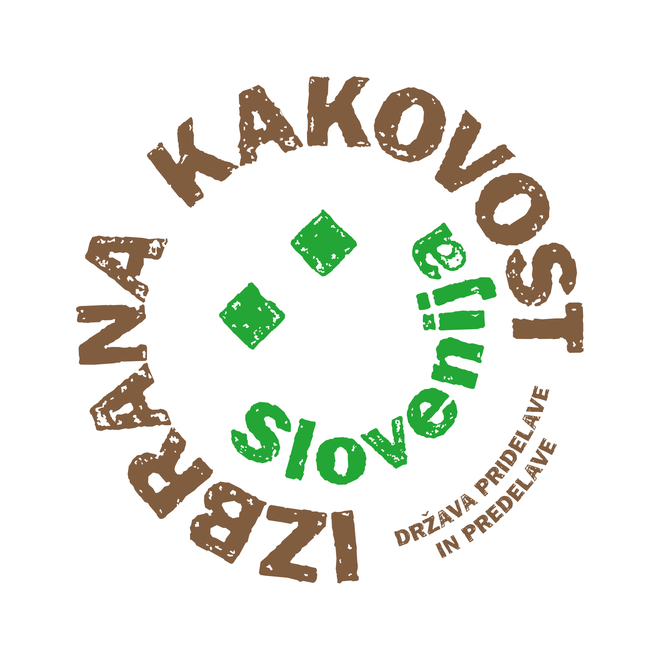 Znak »izbrana kakovost – Slovenija« označuje izdelke višje kakovosti.
