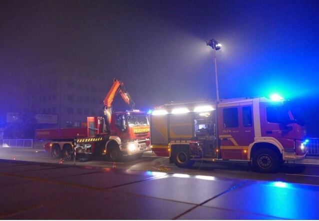 Fotografija: Kraj nesreče v Gradcu. FOTO: Berufsfeuerwehr Graz
