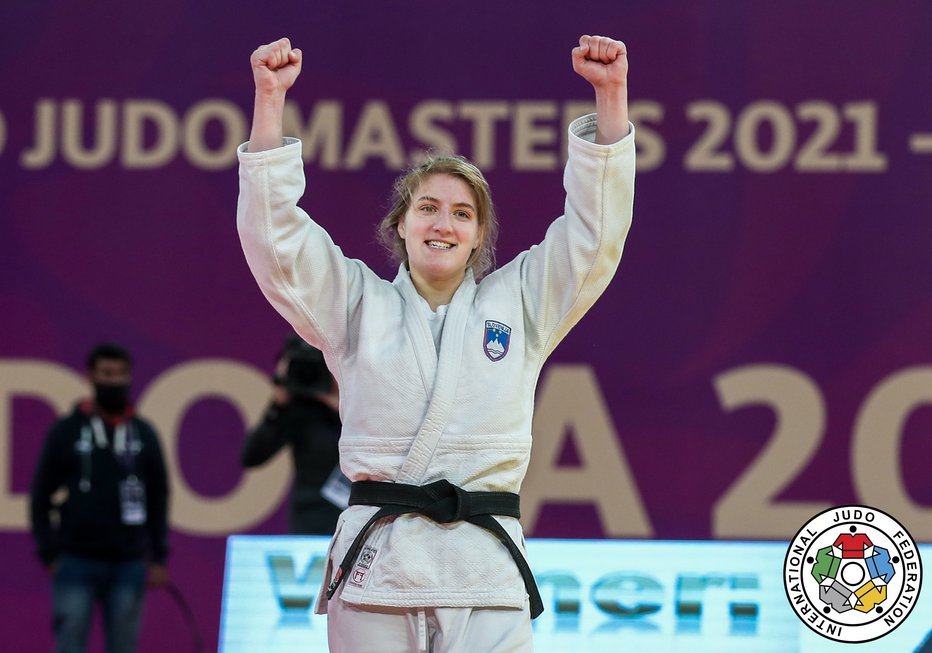 Fotografija: Andreja Leški letos kot za stavo osvaja kolajne. FOTO: Marina Majorova/IJF
