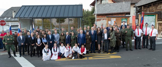 Pred enim mesecem se je v Gabrju mudila ruska delegacija. FOTO: Mo Novo Mesto
