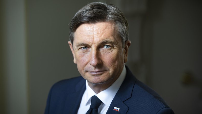 Fotografija: Borut Pahor. FOTO: Voranc Vogel, Delo
