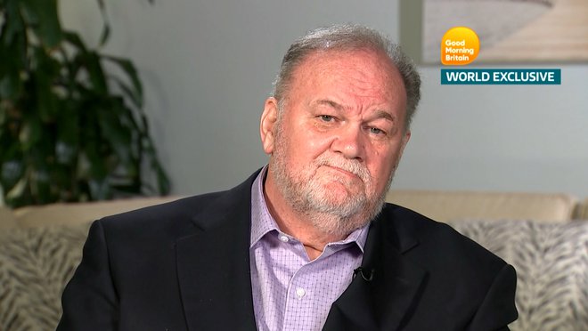 Thomas Markle je pismo, v katerem ga je hči prosila, naj neha komunicirati s tabloidi, takoj predal medijem. FOTO: Reuters
