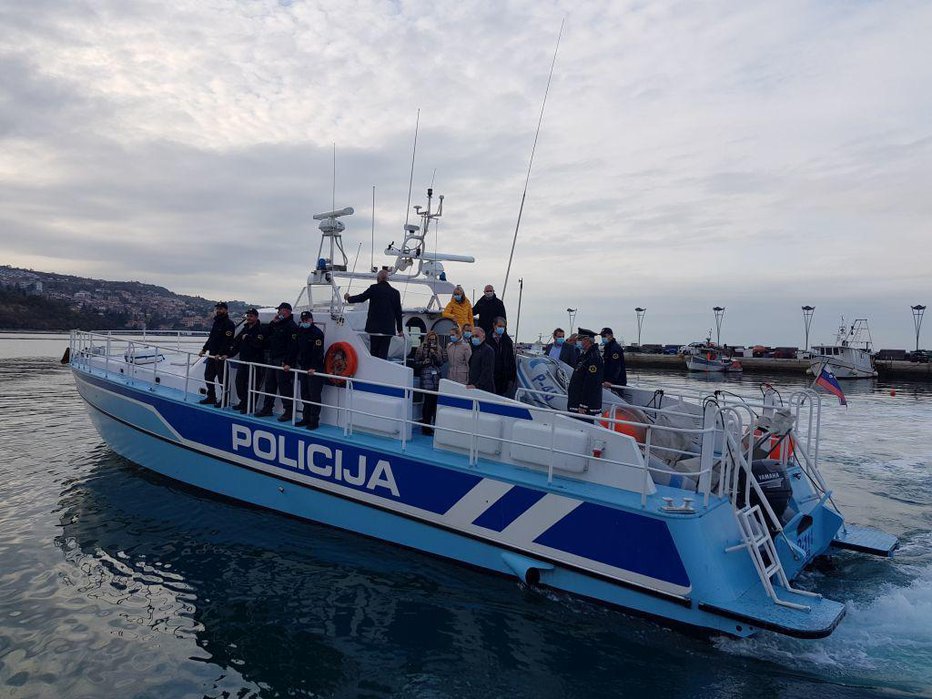 Fotografija: Zadnja plovba plovila P-111 FOTO: Policija
