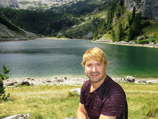 Krnsko jezero ga je očaralo. Foto: osebni arhiv
