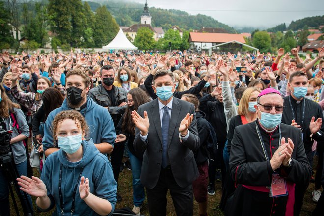 Predsednik Republike Slovenije Borut Pahor je že petič prišel v Stično. FOTO: Urad predsednika Republike Slovenije
