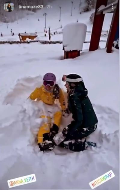 Fotografija: Druženje Tine Maze in Anne Veith. FOTO: Instagram
