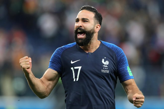 Adil Rami na svetovnem nogometnem prvenstvu v Rusiji. FOTO: Alexander Hassenstein, Getty Images
