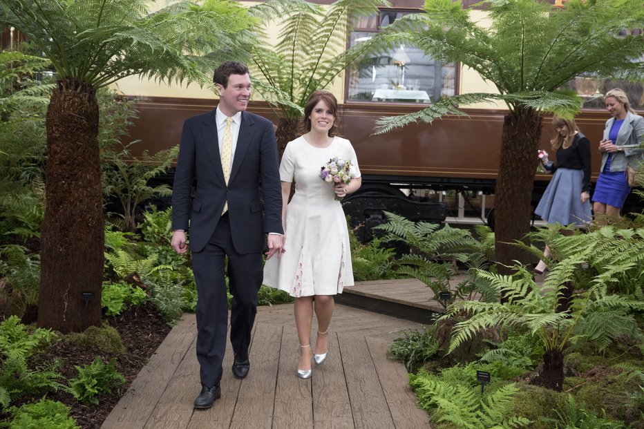 Fotografija: Princesa Eugenie in Jack Brooksbank se bosta poročila oktobra v Windsorju. FOTO: Guliver/Getty Images
