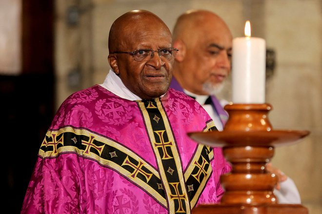 Desmond Tutu .FOTO: Sumaya Hisham, Reuters
