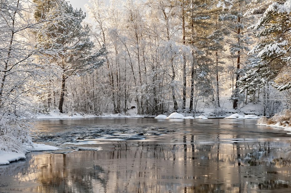 Fotografija: Hladen dan je določen z najnižjo temperaturo pod 0 °C, mrzel z najnižjo pod –10 °C. FOTO: Fredrik Boberg/Getty Images
