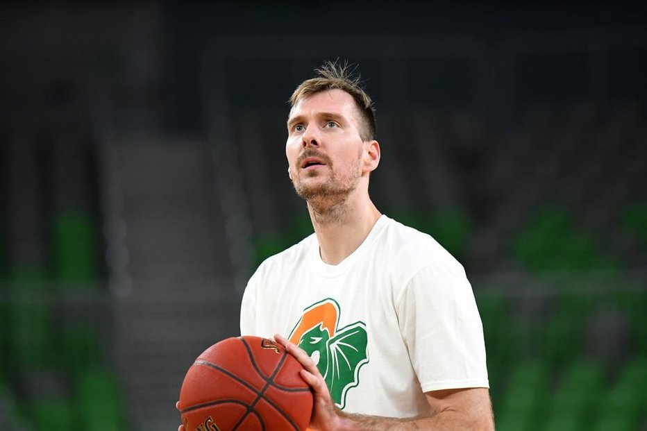 Fotografija: Zoran Dragić je pripravljen za ognjeni krst v Stožicah. FOTO: Cedevita Olimpija
