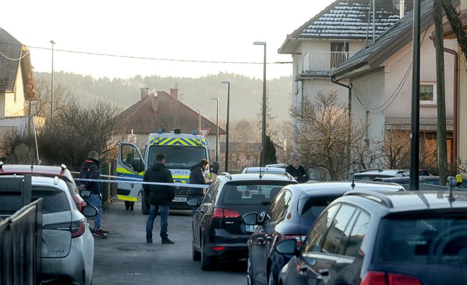 Poskus uboja v Ljubljani. FOTO: Blaž Samec
