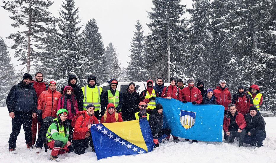 Fotografija: Sarajevski gorski reševalci bi šli radi po slovenski poti.
