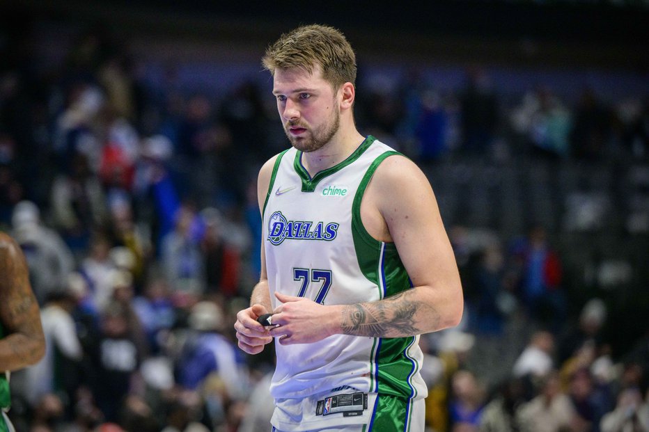 Fotografija: Luka Dončić je z Dallasom izgubil v domači dvorani. FOTO: Jerome Miron, Usa Today Sports
