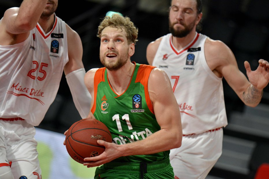 Fotografija: Jaka Blažič upa na ugoden razplet v Nemčiji. FOTO: Cedevita Olimpija
