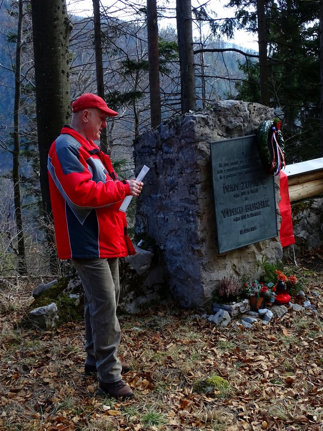 Milan Tičar, osrednji govornik na spominski slovesnosti
