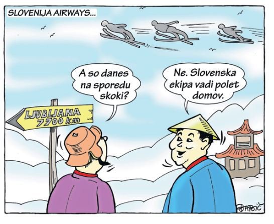 Fotografija: Slovenija Airways ... FOTO: Branko Babič
