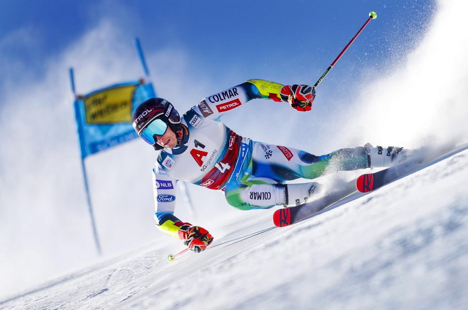 Fotografija: Žan Kranjec bo jutri napadel olimpijsko kolajno. FOTO: Matej Družnik
