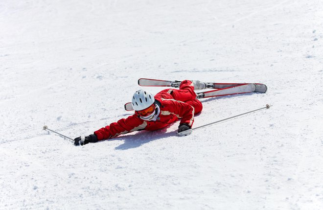 Čelada ob padcu pomembno varuje glavo. FOTO: Photobac/Getty Images
