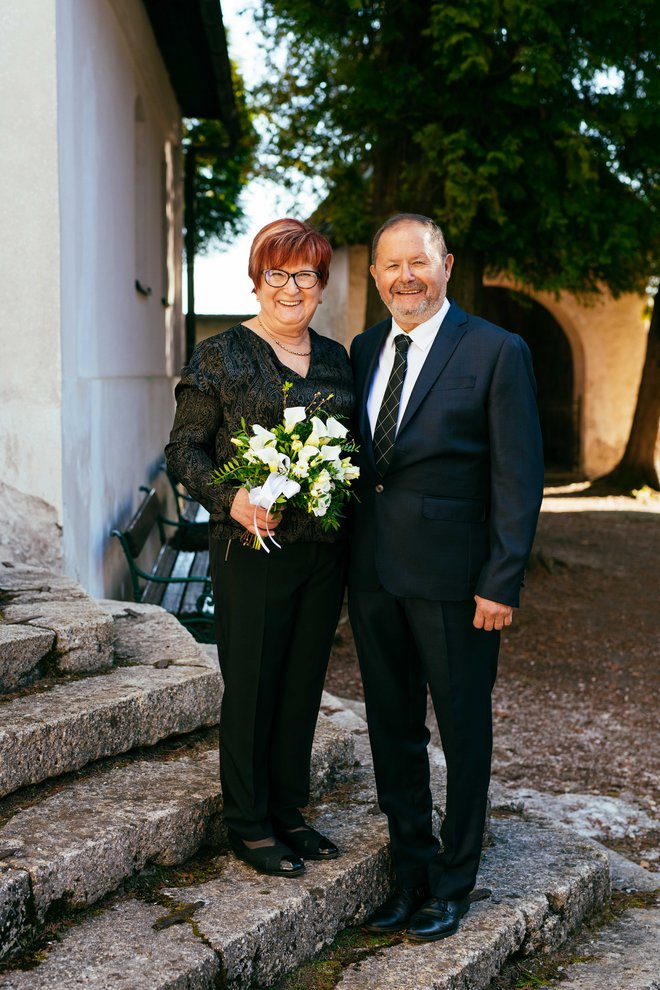 Miha in Joži, 50 let zvestobe ter skupnega življenja Foto: mediaspeed.net
