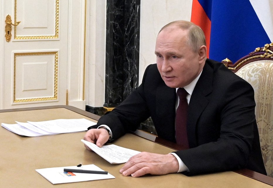 Fotografija: Vladimir Putin. FOTO: Sputnik, Via Reuters
