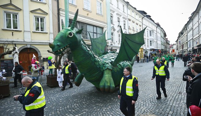 Zmajeva pustna povorka FOTO: Jože Suhadolnik
