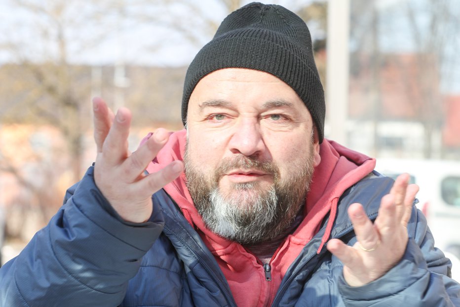 Fotografija: slovenski igralec Gregor Čušin, Ljubljana, 10.2.2022. Foto: Marko Feist