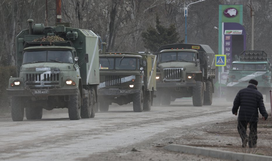 Fotografija: Ruski vojaki so se na napad dolgo pripravljali. FOTO: Reuters
