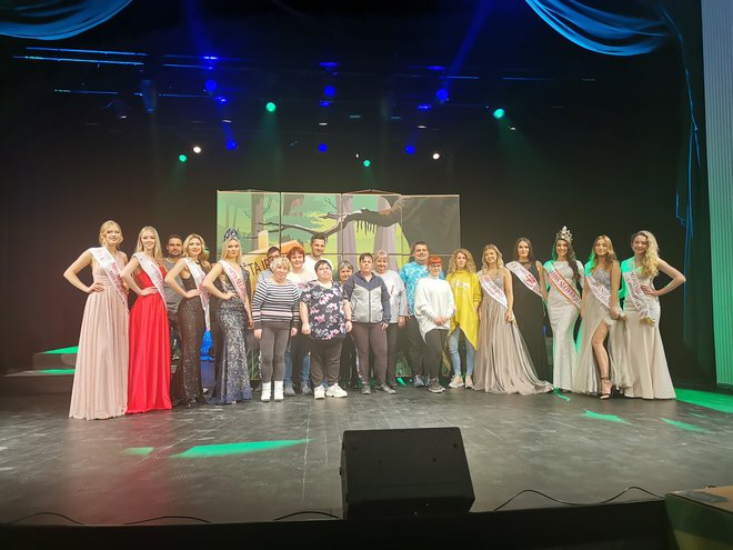 Petkove vaje na polfinalnem odru FOTO: arhiv miss Slovenije
