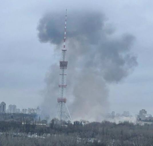 Fotografija: Napad Rusov na ukrajinske komunikacije FOTO: Tviter
