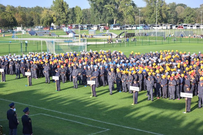 Gasilci DP V Gornji Radgoni so pripravili letošnje državno tekmovanje gasilcev in gasilk za memorial Matevža Haceta, nastopilo je kar 5000 tekmovalcev [avtor:Bakal Oste] FOTO: Foto Zauneker Bakal Oste
