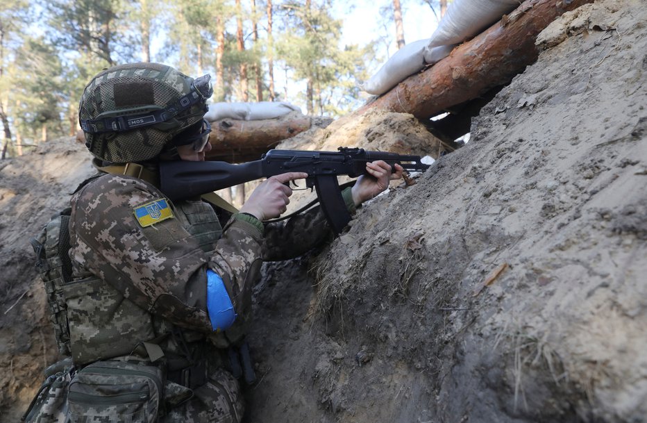 Fotografija: Ukrajinskim borcem se pridružujejo tuji. Foto: Mykola Tymchenko/Reuters
