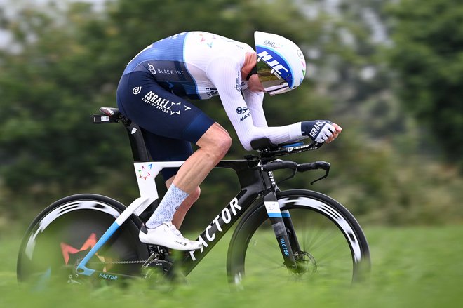 Christopher Froome (Team Israel Start Up Nation) je dobro opravil s kronometrom. FOTO: Anne-Christine Poujoulat/Afp