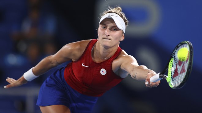 Marketa Vondroušova je povsem nadigrala Jeleno Svitolino. FOTO: Edgar Su/Reuters